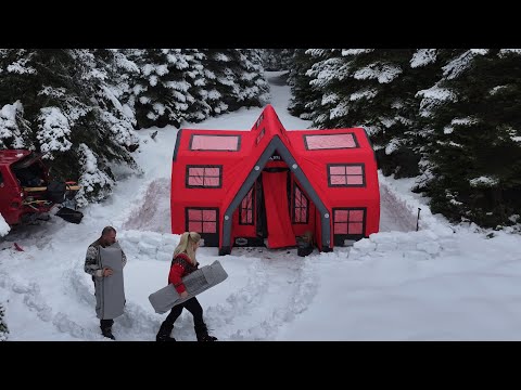 🎄DERİN KARDA YENİ ÇADIRIMIZLA YILBAŞI KAMPIMIZ❄️ thumbnail