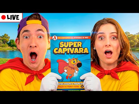 LIVE NOVO LIVRO SUPERCAPIVARA (COM BRINDES EXCLUSIVOS) thumbnail