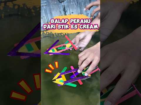 Balap perahu dari stik es cream #videolucu #wakmi #wakmi #balapperahu #stikeskrim #lucu #komedi thumbnail