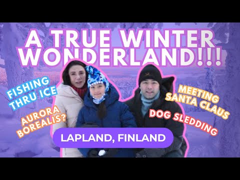 A White Christmas in Lapland | Finland: Husky Dog Sleds, Reindeer, Santa Claus, and more! thumbnail
