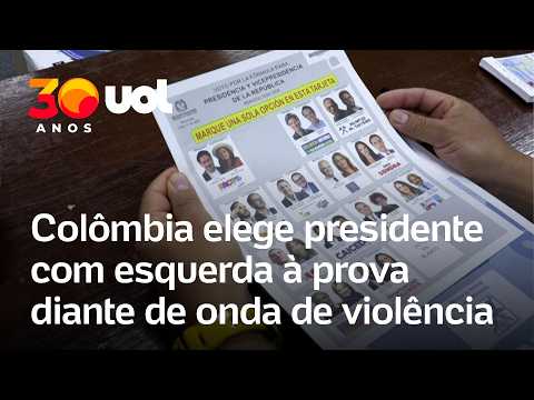 Colômbia elege presidente com esquerda à prova diante de onda de violência thumbnail