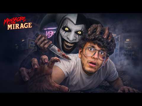 This Evil Clown wants to Eat Everyone - Massacre at The Mirage Horror thumbnail