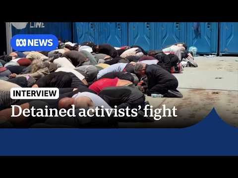 Australians aboard Gaza flotilla intercepted by Israel to be deported | The World | ABC NEWS thumbnail