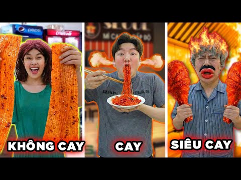 Thử Thách Đồ Ăn KHÔNG CAY - CAY - SIÊU CAY thumbnail