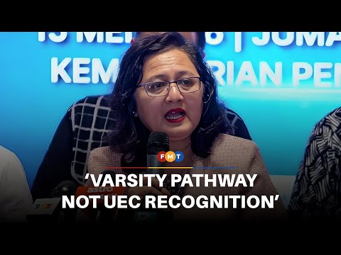 Public varsity pathway for UEC holders not recognition of syllabus, says education DG thumbnail