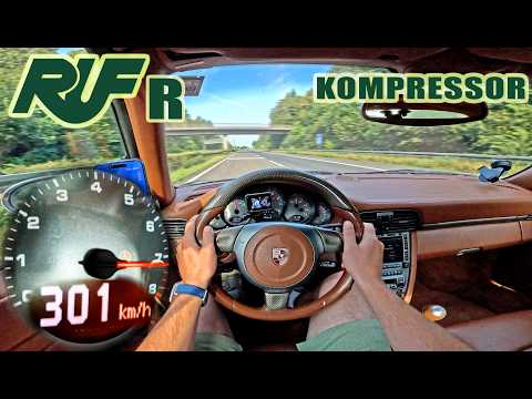 PORSCHE 997 RUF KOMPRESSOR is 2000’s TUNING on the AUTOBAHN thumbnail