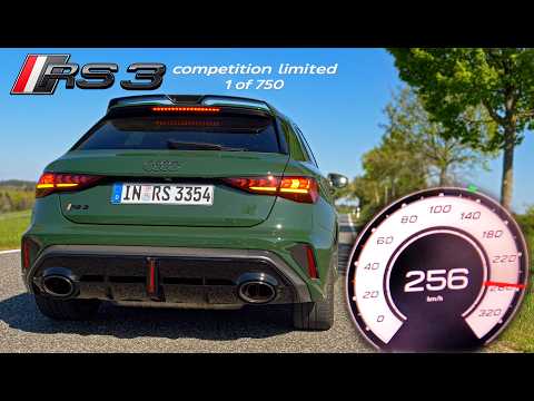 2026 AUDI RS3 Competition Limited // SOUND POV 0-100 100-200 on AUTOBAHN thumbnail