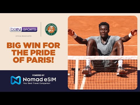 Incredible scenes after 17-year-old Parisian Moise Kouame's victory! | Roland-Garros 2026 | Moments thumbnail