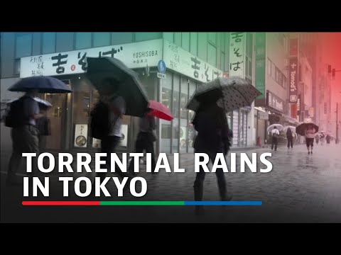 Tropical storm Jangmi brings torrential rain to Tokyo | ABS-CBN News thumbnail