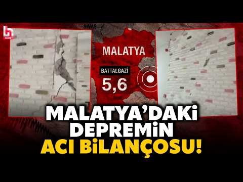 BÜYÜK YIKIMIN EŞİĞİNDEN DÖNÜLDÜ! Malatya'daki deprem sonrası duvarlar çatladı! İşte o sarsıcı tablo! thumbnail