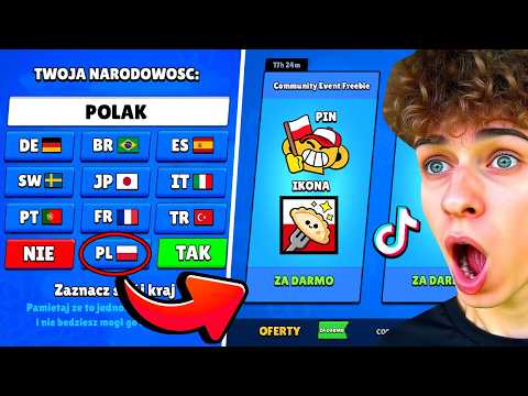KAŻDY POLAK MOŻE ODEBRAĆ TEN DARMOWY PREZENTY w BRAWL STARS? 😱 (SPRAWDZAM MITY Z TIKTOKA) thumbnail