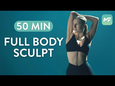 50 MIN FULL BODY SCULPT WORKOUT (MadFit App Fusion Program) thumbnail