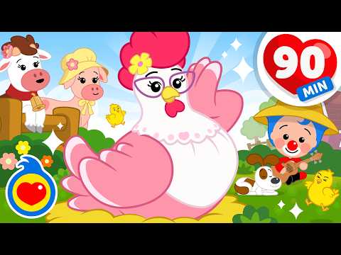 ¡Bailamos Con Los Animales de La Granja! ?? Canciones Infantiles de Animalitos (90 Min) | Plim Plim thumbnail