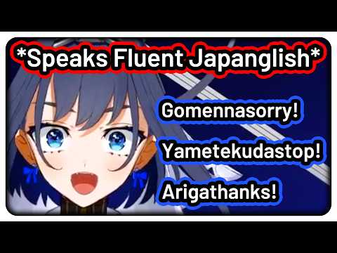 Kronii Speaking Fluent Japanglish in a Japanese Learning Stream is So Hilarious【Hololive EN】 thumbnail