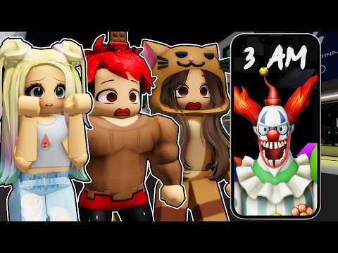 Nunca LLAMES al PAYASO ATERRADOR a las 3AM en BROOKHAVEN ROBLOX con LYNA y MANDARINA thumbnail