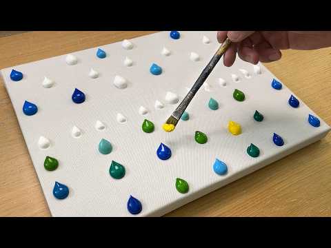 Cotton Swabs Painting Technique | Acrylic Painting thumbnail