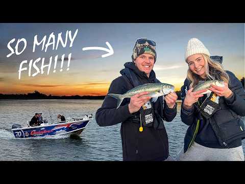 CATCHING & COOKING our own dinner while camping! thumbnail