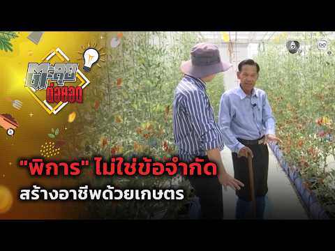 "พิการ" ไม่ใช่ข้อจำกัด สร้างอาชีพด้วยเกษตร | ตะลุยต่อยอด thumbnail