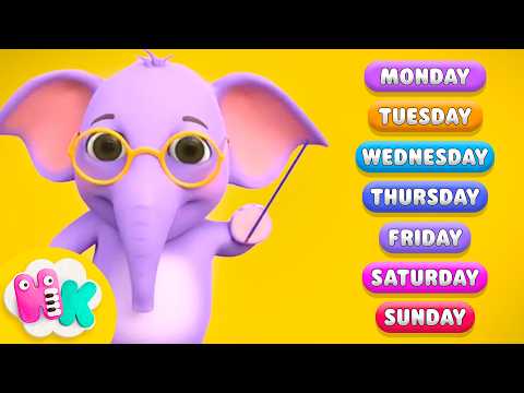 The Days of the Week 🗓️👩‍🏫 Educational Song for Kids | HeyKids Nursery Rhymes thumbnail