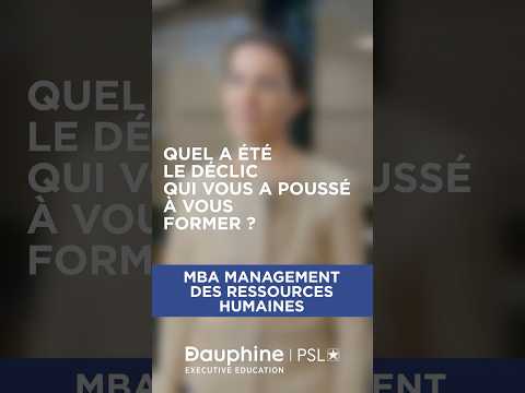 Témoignage de Sabine Arandel - étudiante du MBA Management des ressources humaines thumbnail