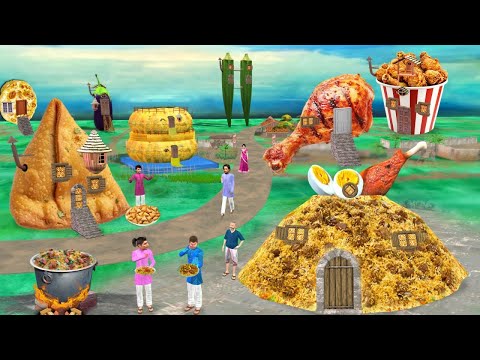 Veg and Non Veg Village Chicken Mutton Samosa Panipuri House Street Food Village Hindi Kahaniya thumbnail