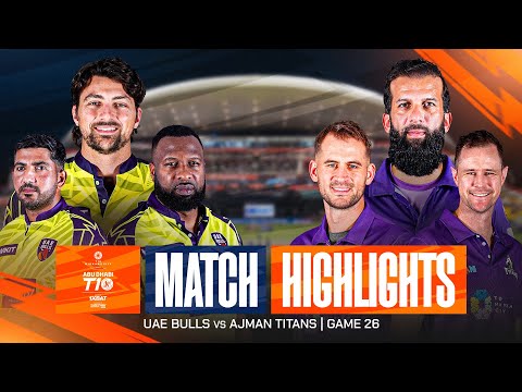 2025 Abu Dhabi T10 I Match 26 Highlights: Ajman Titans vs UAE Bulls | Season 9 thumbnail
