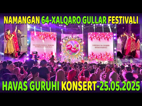Namangan 64-xalqaro gullar festivali "Gul bayrami"da HAVAS GURUHI KONSERTI - 25.05.2025 thumbnail