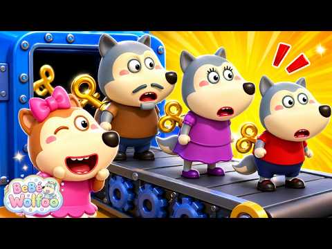 Bebé Wolfoo | ¡La Familia de Muñecos de Cuerda! | Dibujos animados para niños thumbnail