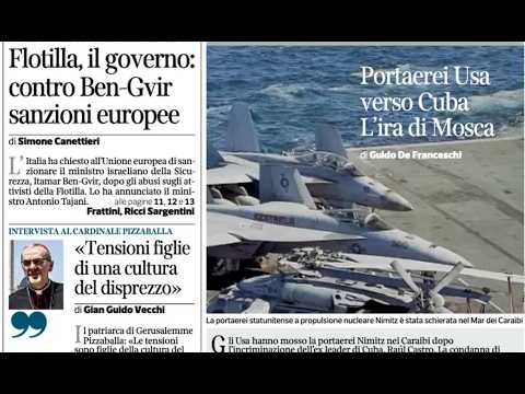 RASSEGNA STAMPA 22 MAGGIO 2026. QUOTIDIANI NAZIONALI ITALIANI  PRIME PAGINE DEI GIORNALI DI OGGI thumbnail