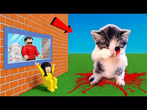Yuta Mio Bangun Benteng Aman Dari Kucing Kicau Mania Berlumuran Darah Mengerikan | ROBLOX thumbnail