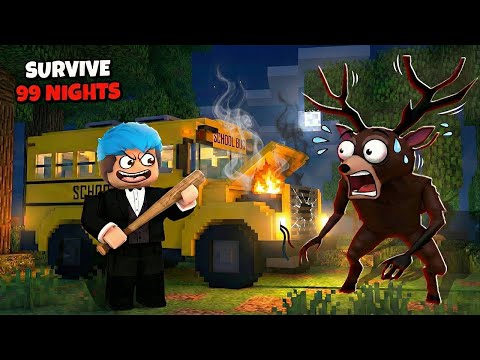 NASIRA ANG SASAKYAN NAMIN SA GUBAT | Roblox | SURVIVE 99 NIGHTS in the FOREST STORY thumbnail