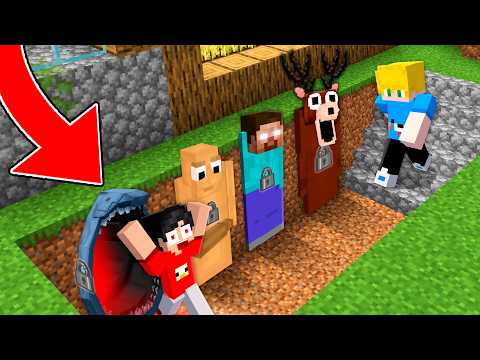 Encontrei a PORTA SECRETA dos Monstros Famosos no Minecraft! thumbnail