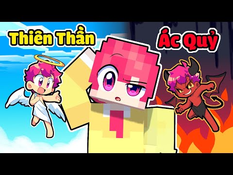 Hiha 24H Nghe Theo Lời ÁC QUỶ hoặc THIÊN THẦN trong Minecraft 🤣 thumbnail