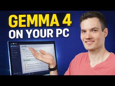 How to Run Gemma 4 on Your PC (Free Setup Tutorial) thumbnail