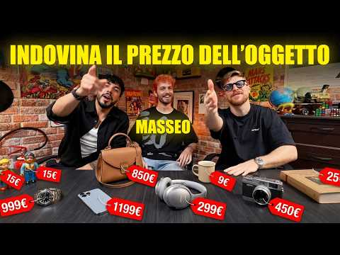 RIESCI AD INDOVINARE IL PREZZO DELL’OGGETTO con IL MASSEO - NON CI CREDO DADDA STA IMBROGLIANDO! thumbnail