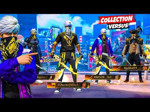 BIGGEST COLLECTION VERSES WITH GOLDEN HIP HOP HAKSON BHAI ID ? GARENA FREE FIRE  thumbnail