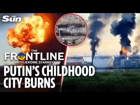 Ukraine smashes St Petersburg oil depot as Russian boats set ablaze in embarrassing blow to Putin thumbnail