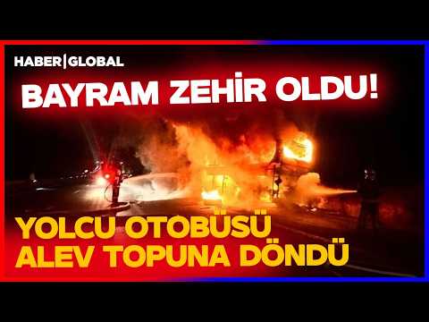 Bayram Dönüşü Korkunç Facia! Yolcu Otobüsü Bariyerlere Girdi Herkes Alev Alev Yandı! thumbnail