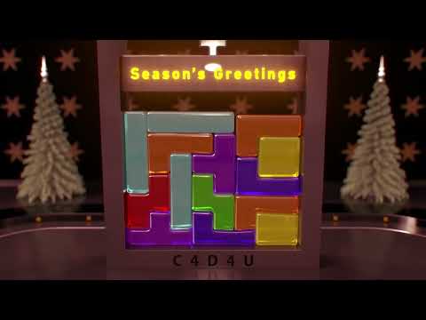Softbody Tetris V44 | Christmas & Jelly Style 🧑‍🎄😋 ❤️ C4D4U thumbnail