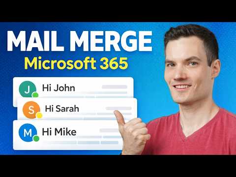 How to Mail Merge in Word, Excel & Outlook (Full Guide) thumbnail
