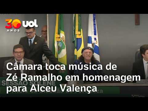 Câmara de Fortaleza confunde e toca Zé Ramalho em tributo a Alceu Valença; veja thumbnail