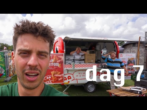 Het GROOTSTE Food Truck Festival (kunnen wij dit wel aan?) + auto ongeluk.. (vlog 7) thumbnail