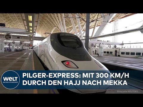 IM SCHNELLZUG NACH MEKKA: Hochgeschwindigkeitszug befördert 800.000 Pilger mit 300 km/h thumbnail