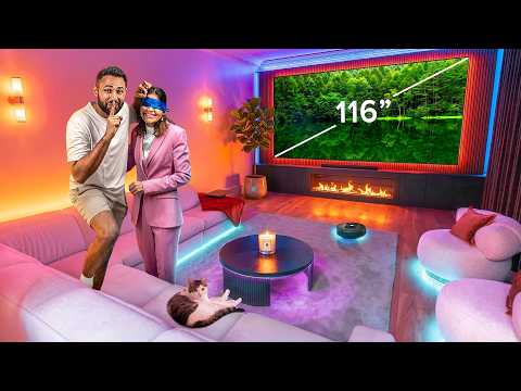 I Transformed my Parents Living Room - ft World’s Biggest TV (Hisense) thumbnail
