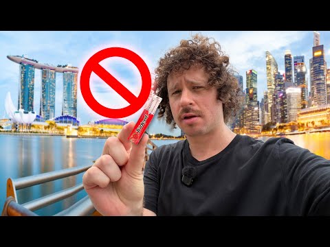 Visité el país con las leyes más estrictas (cárcel por comer chicle) | SINGAPUR 🇸🇬  thumbnail