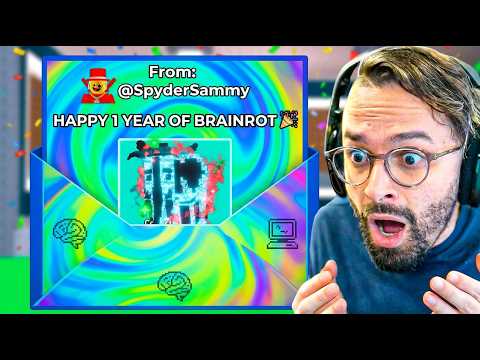 ENTREI NO ESPECIAL DE 1 ANO DO STEAL A BRAINROT… E GANHEI ISSO 😳🎉 thumbnail