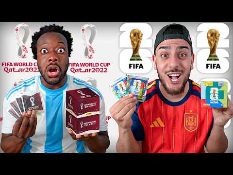 Abriendo Sobres Antiguos Mundial 2022 vs Mundial 2026 Actual thumbnail