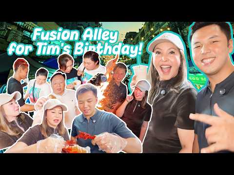 Treated Tim to Unlimited Food at Fusion Alley for his Birthday! | Small Laude thumbnail