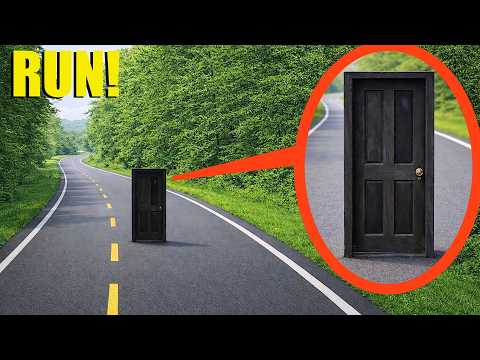 if you ever see this Black Door in the middle of the road.. Drive Away Fast!! (It's very bad) thumbnail