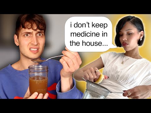 Trying Nara Smith's Homemade Medicine (I'm sick!) thumbnail